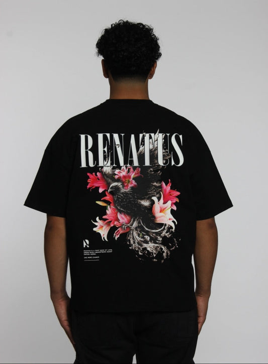 REBIRTH Oversized T-Shirt (Black)