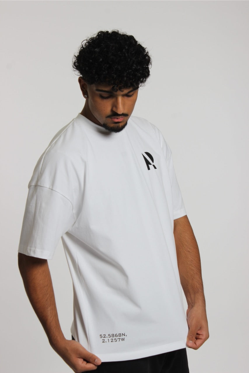 REBIRTH Oversized T-Shirt (White)