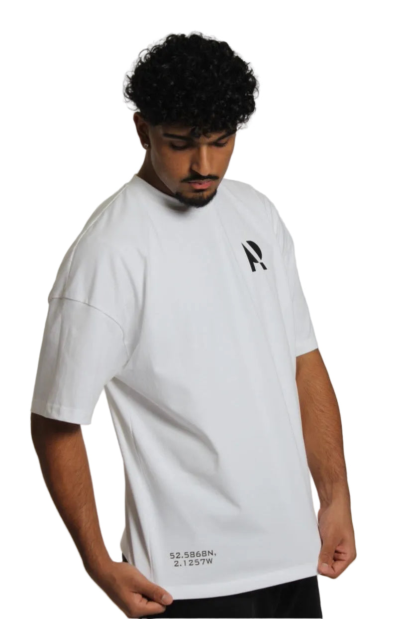 REBIRTH Oversized T-Shirt (White)