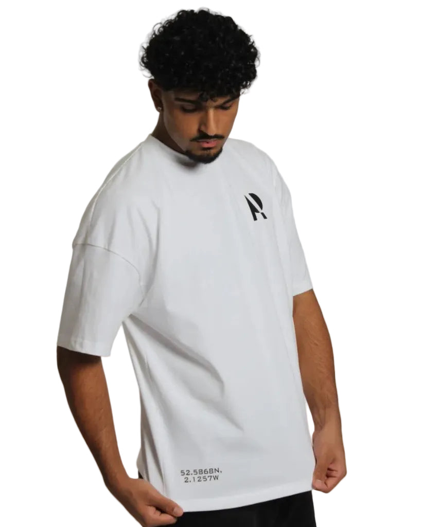 REBIRTH Oversized T-Shirt (White)