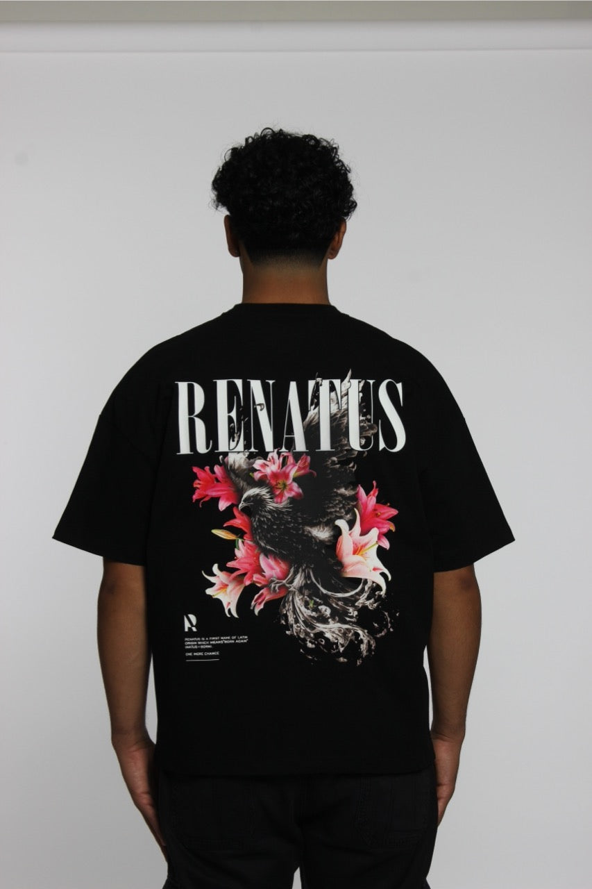REBIRTH Oversized T-Shirt (Black)