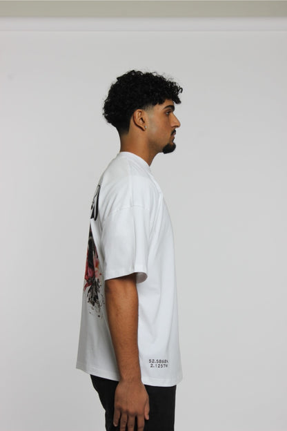 REBIRTH Oversized T-Shirt (White)