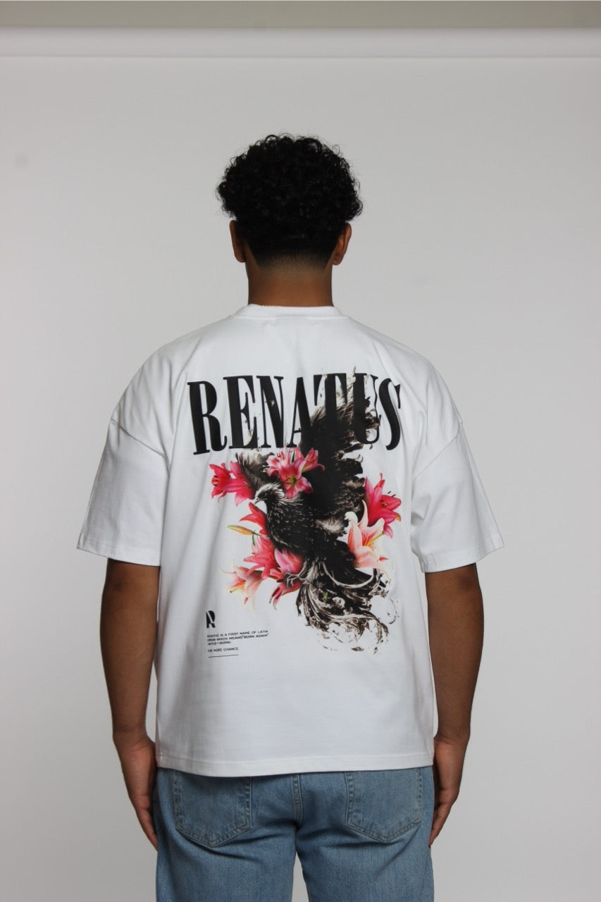 REBIRTH Oversized T-Shirt (White)