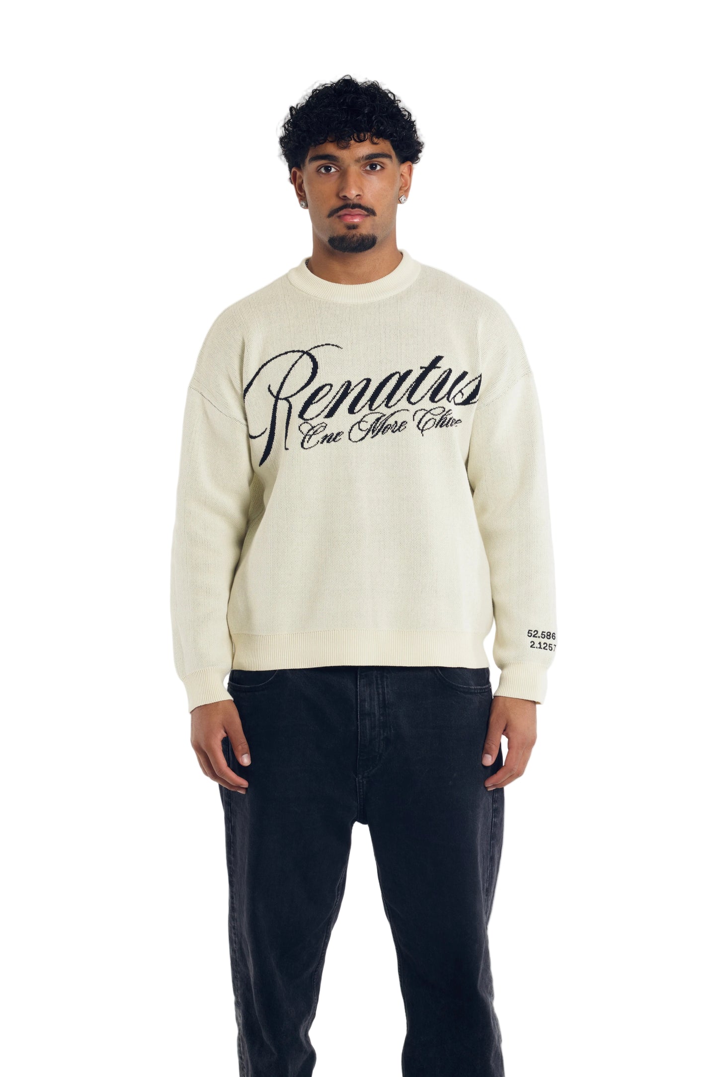 Knitted Sweater - Cream