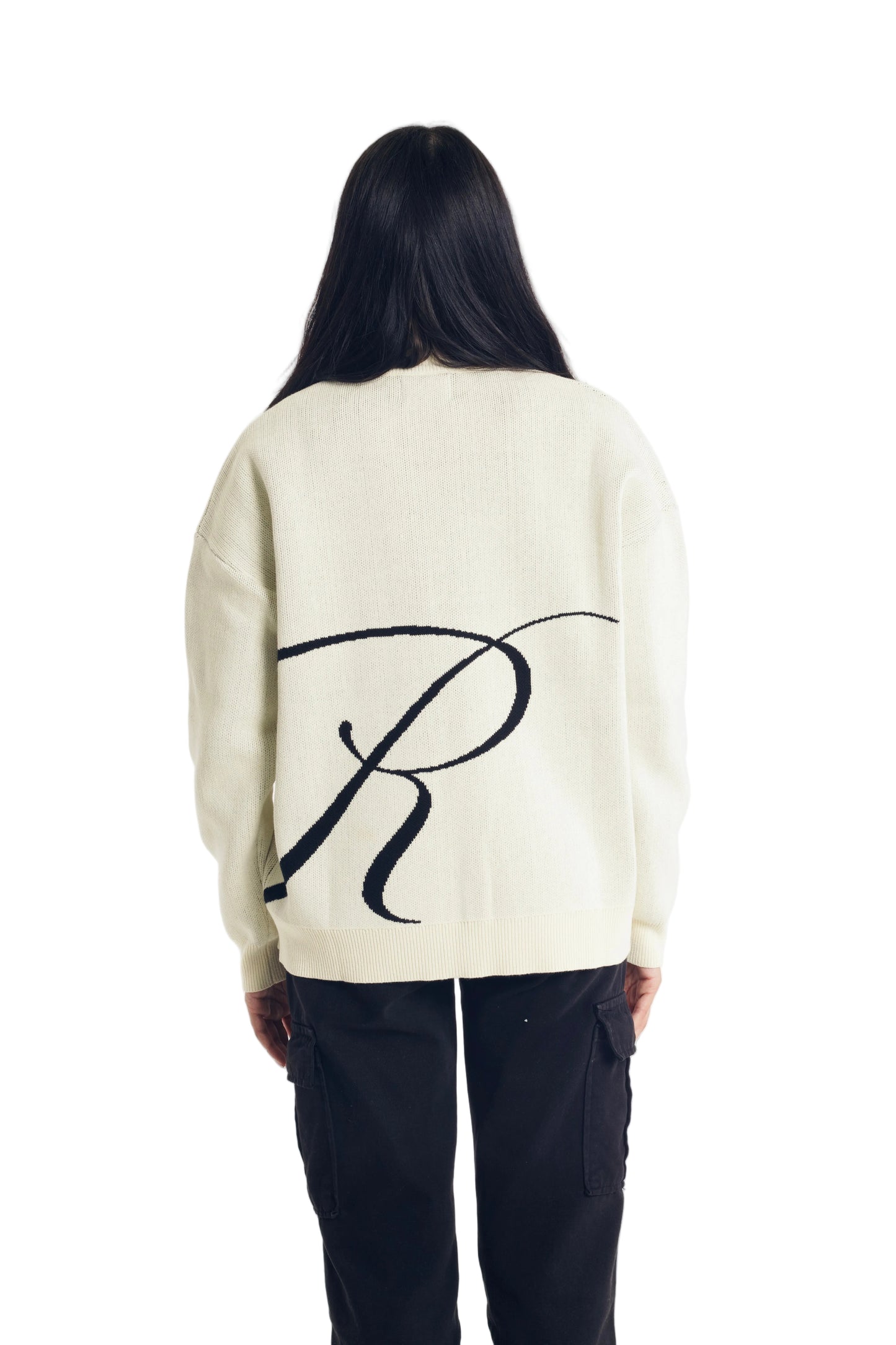 Knitted Sweater - Cream